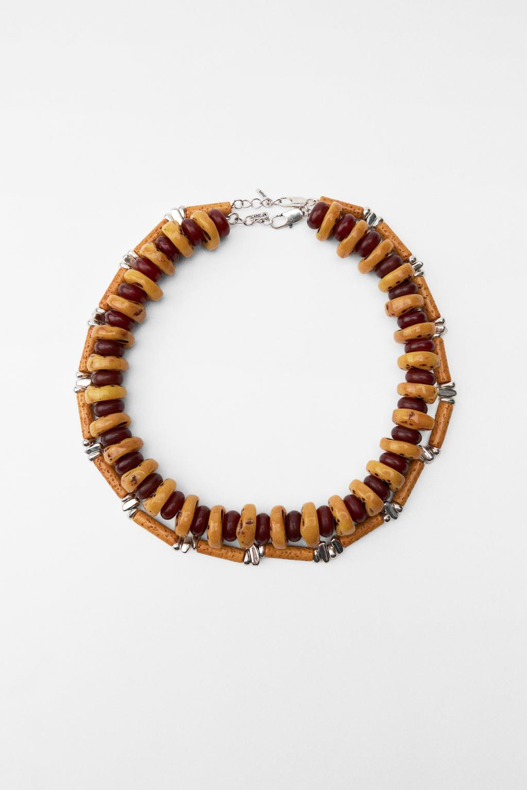 2-PACK OF RESIN BEAD NECKLACES - Zara фото 4