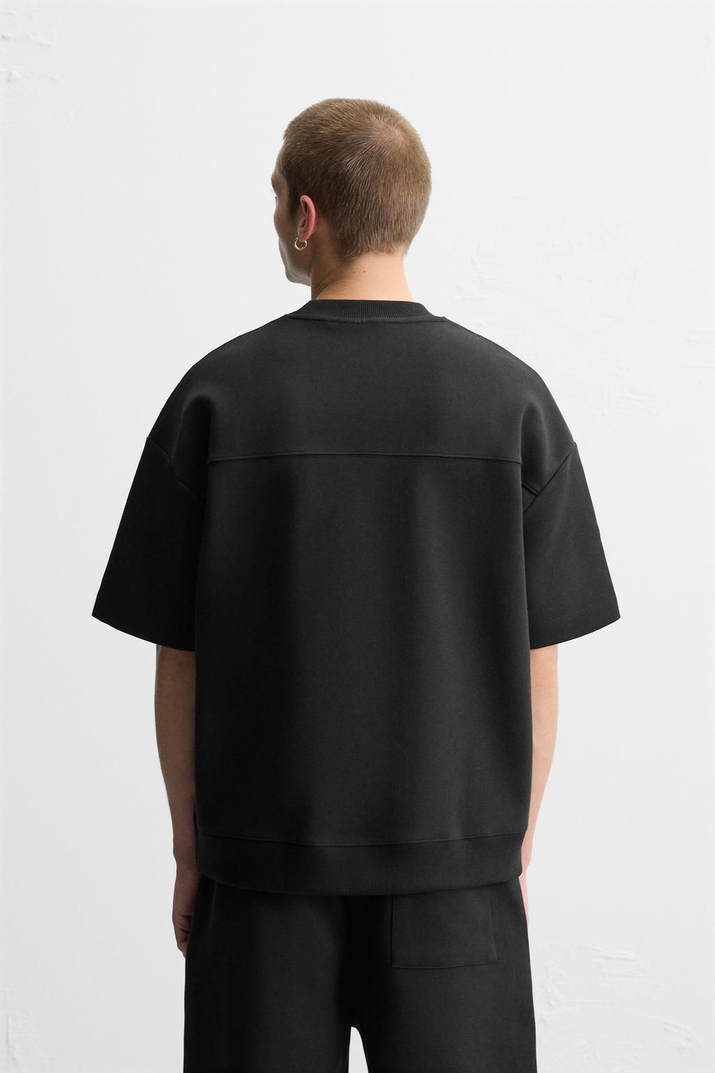 INTERLOCK TEXTURED SWEATSHIRT - Zara фото 3