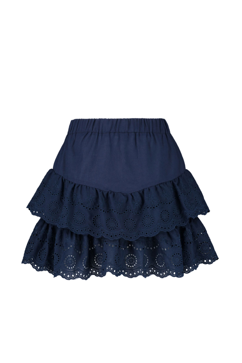 TRENDYOLMILLA Plaj Giyim Briddal Beyaz Mini Dokuma Brode Detayl? Flaml? Pamuk Plaj Etek TBESS24ET00004 фото 34