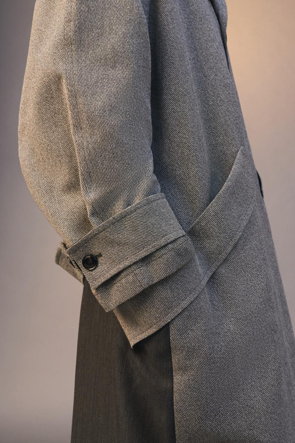 LIMITED EDITION CONTRAST OVERSIZE TRENCH COAT - Zara фото 5