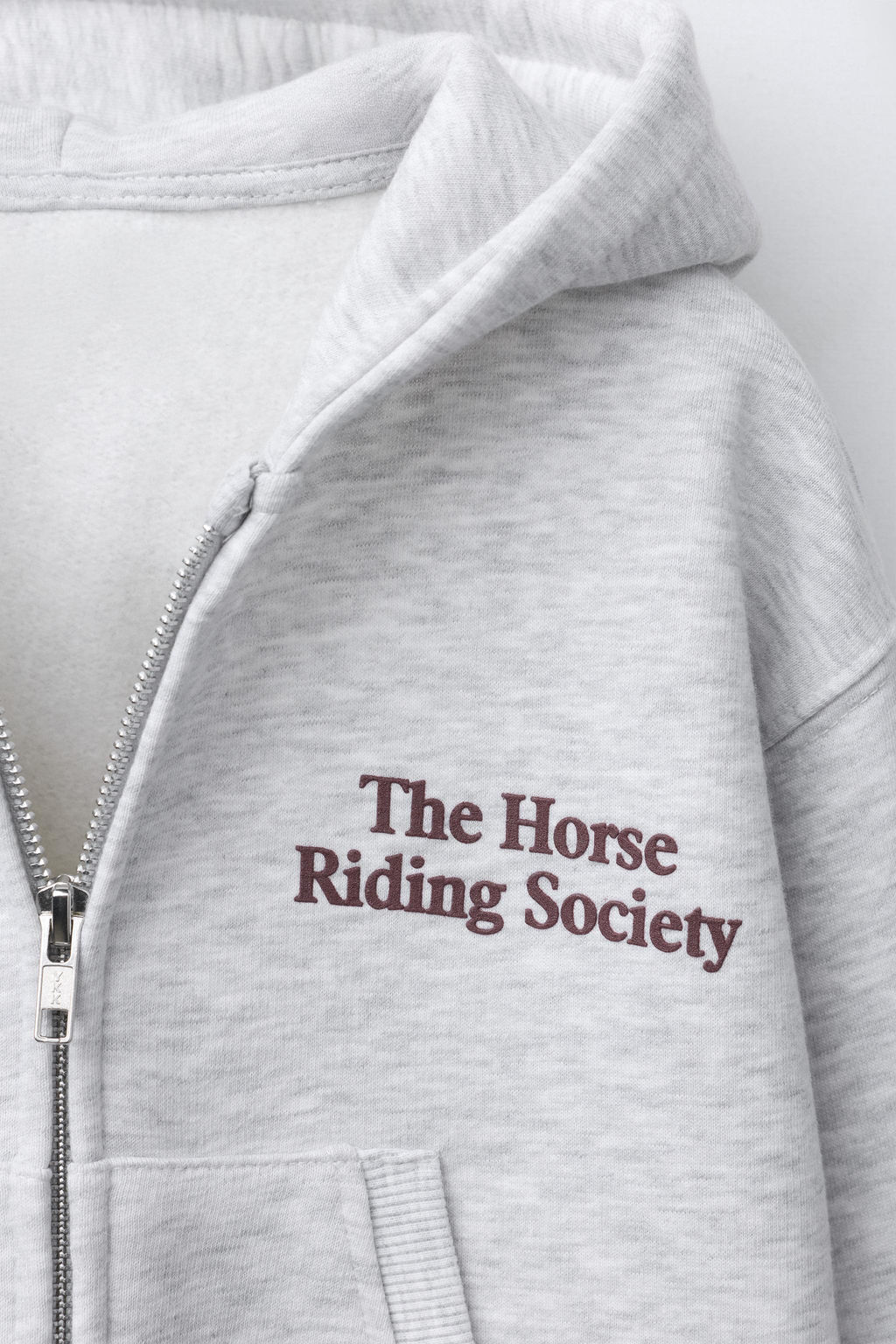 TEXT PRINT ZIP-UP HOODIE - Zara фото 3