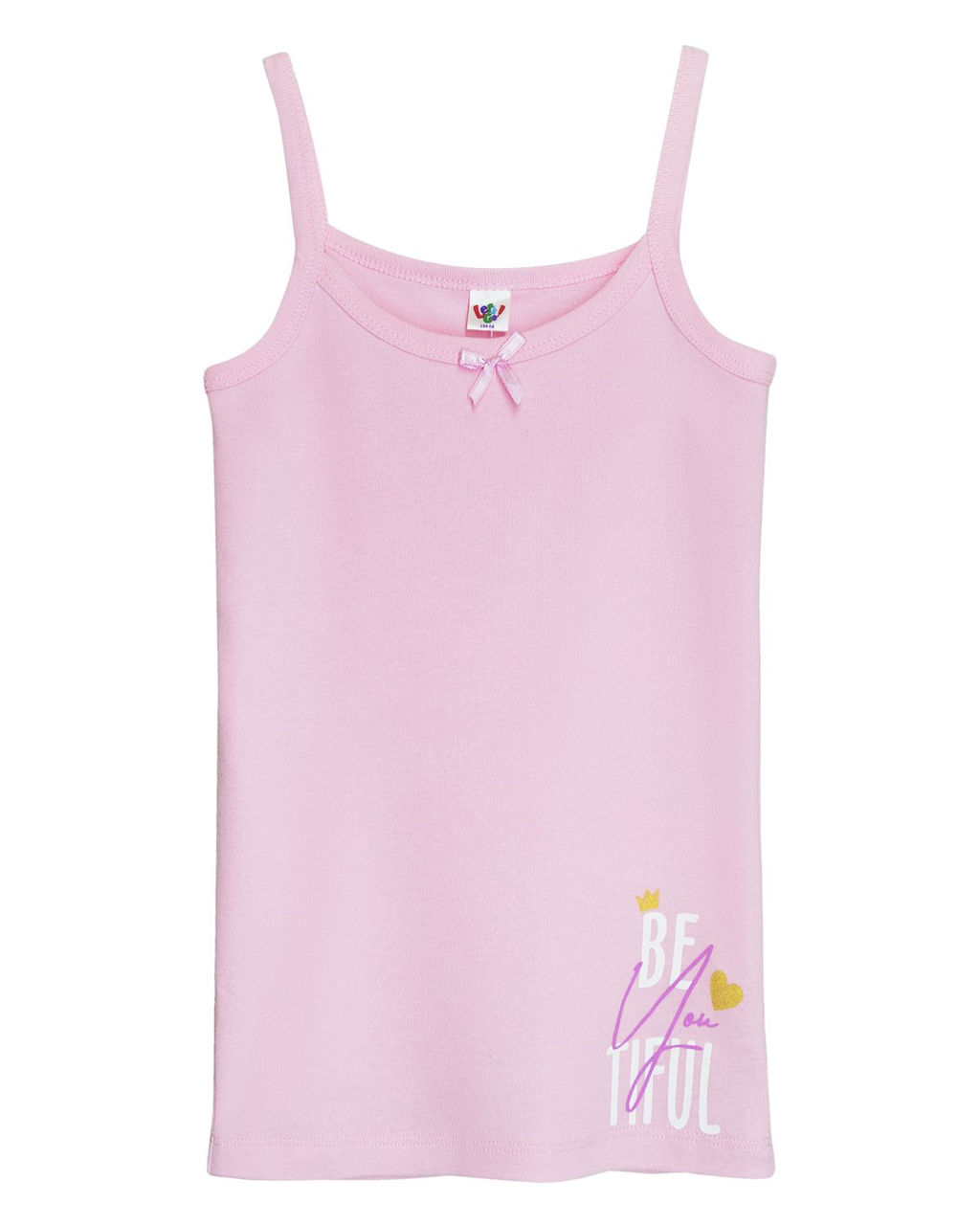 Майка для девочки на бретелях 21174 с.лиловый 89 Lets go - Let's go фото 3