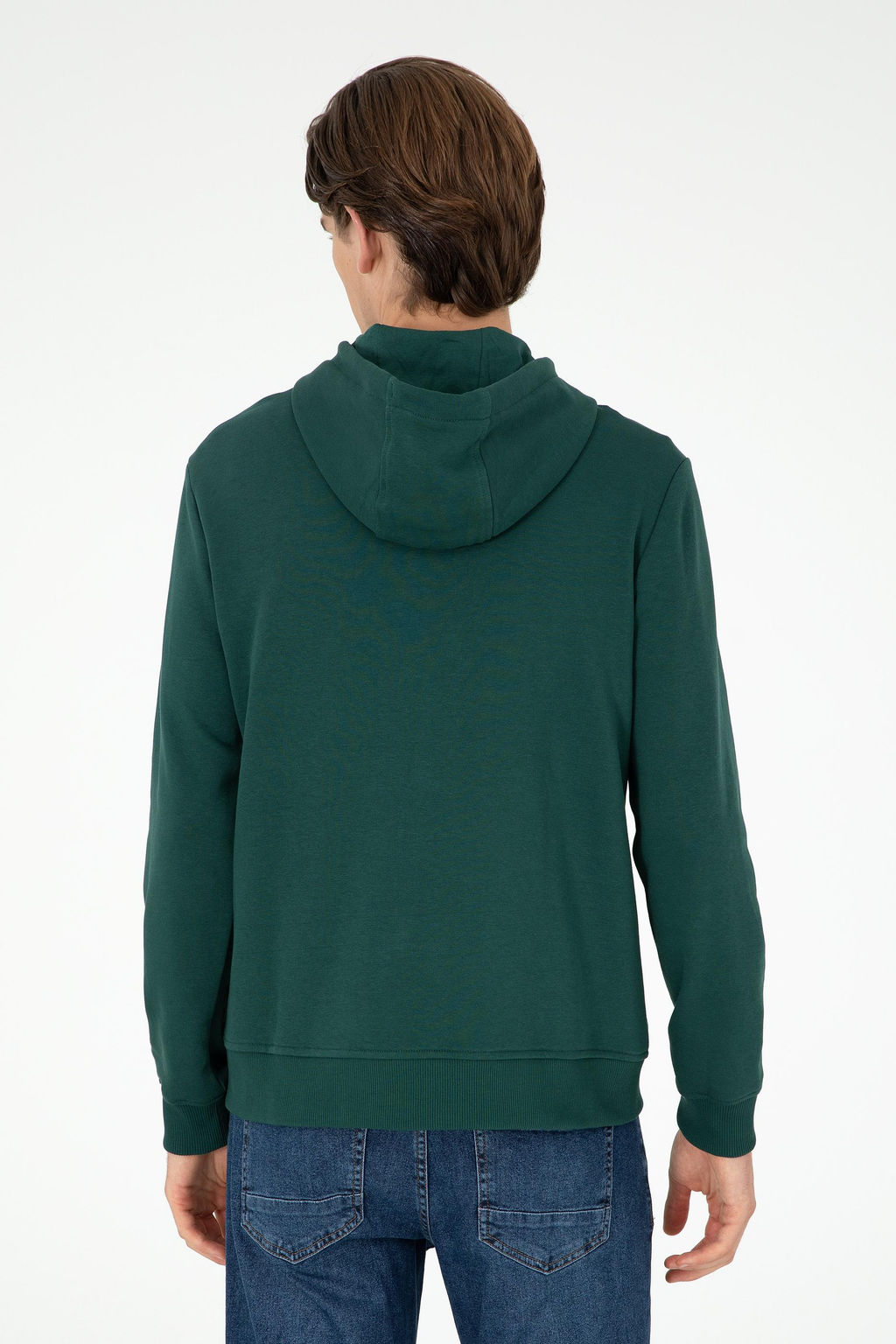 Мужской темно-зеленый свитшот - U.s. polo assn фото 5