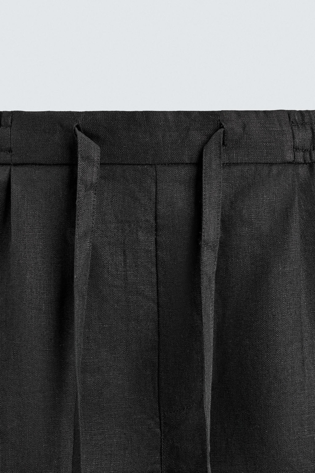BERMUDA RELAXED FIT 100% LINO / Negro - Zara фото 9
