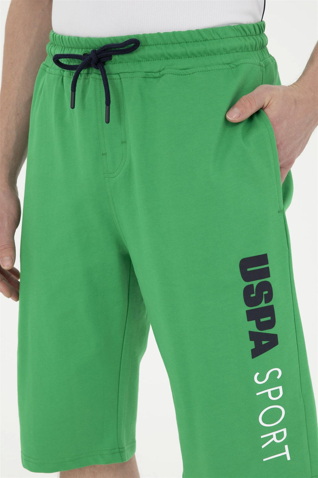 Мужские зеленые трикотажные шорты Неожиданная скидка в корзине - U.s. polo assn фото 6