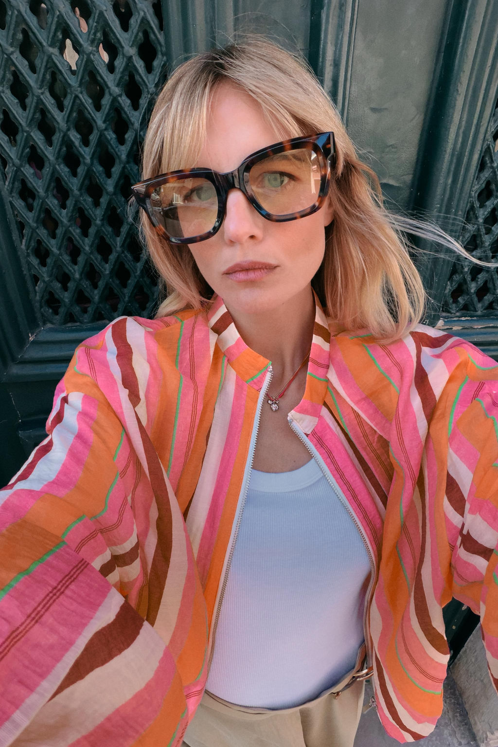 CHAQUETA BOMBER RAYAS / Multicolor - Zara фото 3
