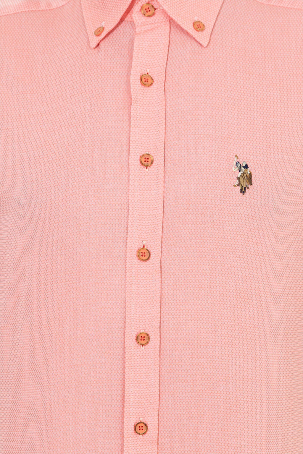 Мужской лосось скидка скидки с длинным рубашкой в корзине - U.s. polo assn фото 6