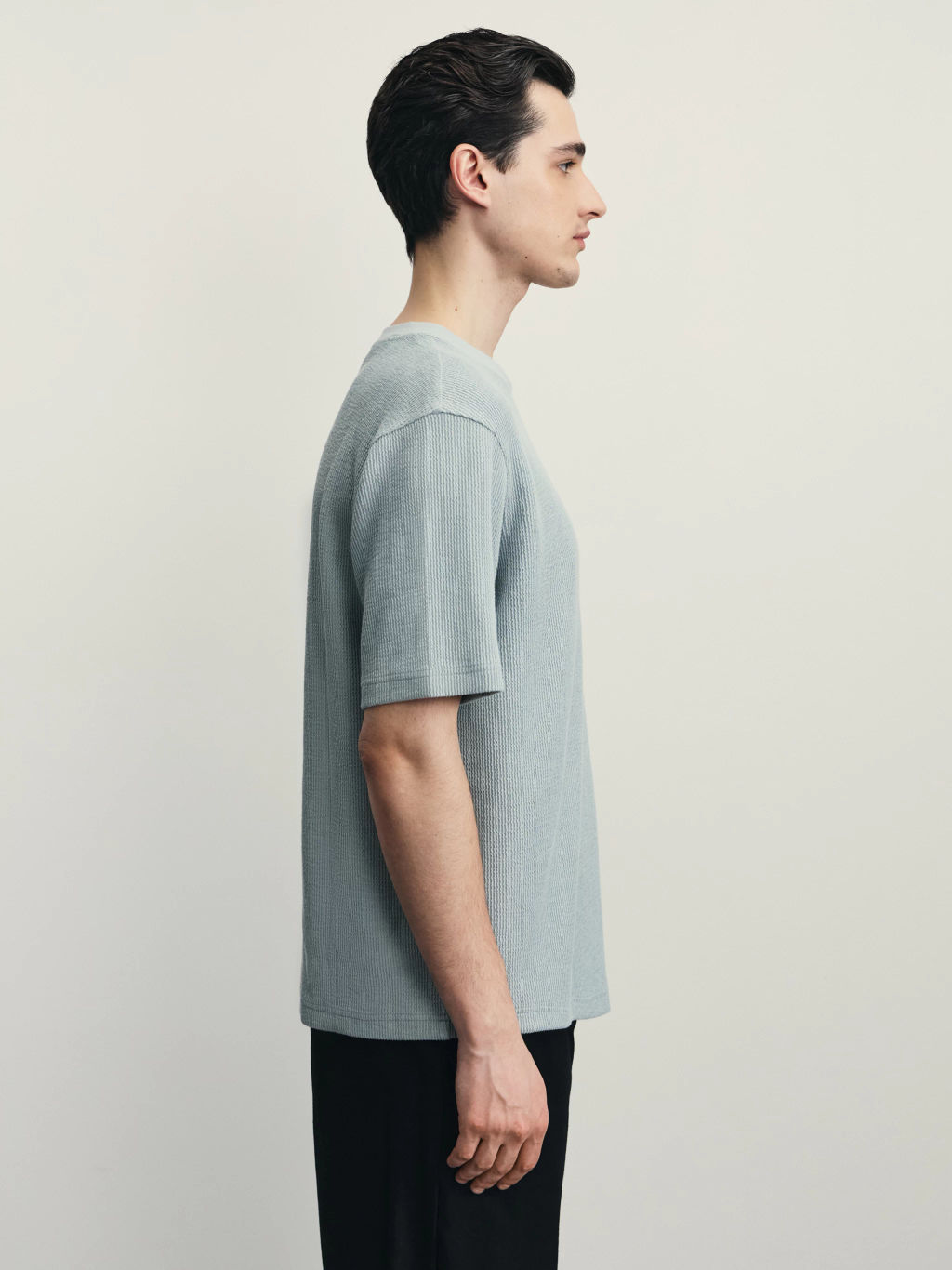 Футболка из фактурной ткани / Zarina  фото 11