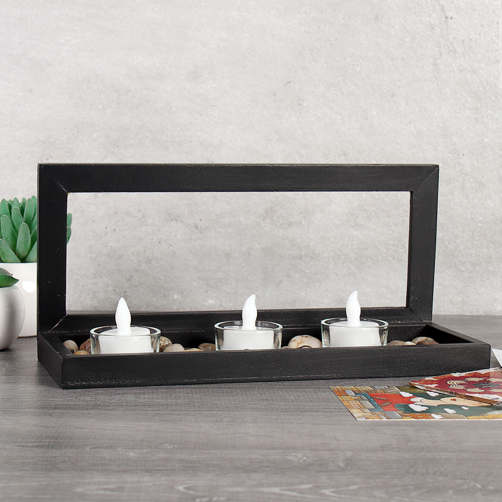 Свеча светодиодная 3 штуки на подставке / CK-548B /уп 24/