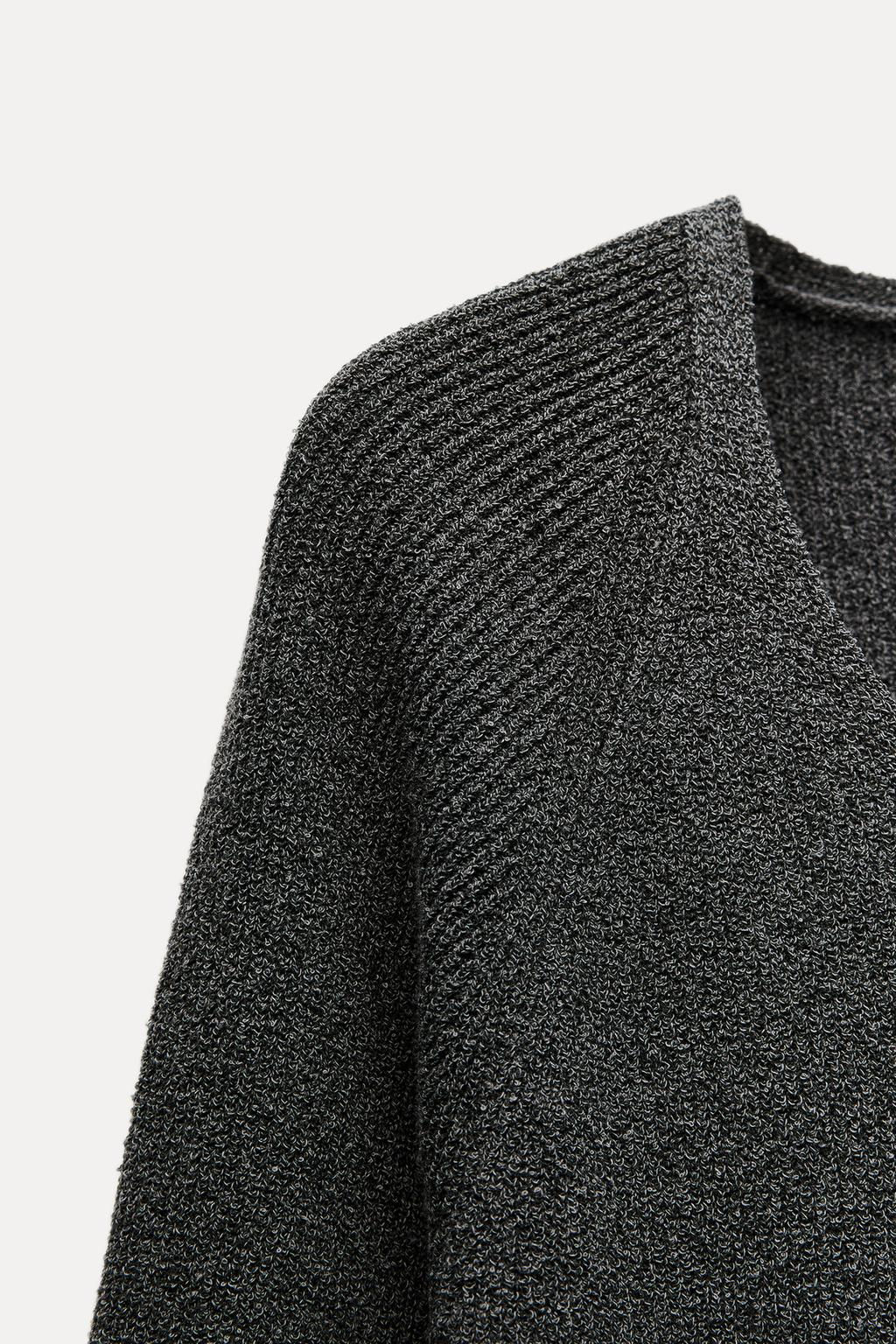 V-NECK MIDI DRESS - Zara фото 3