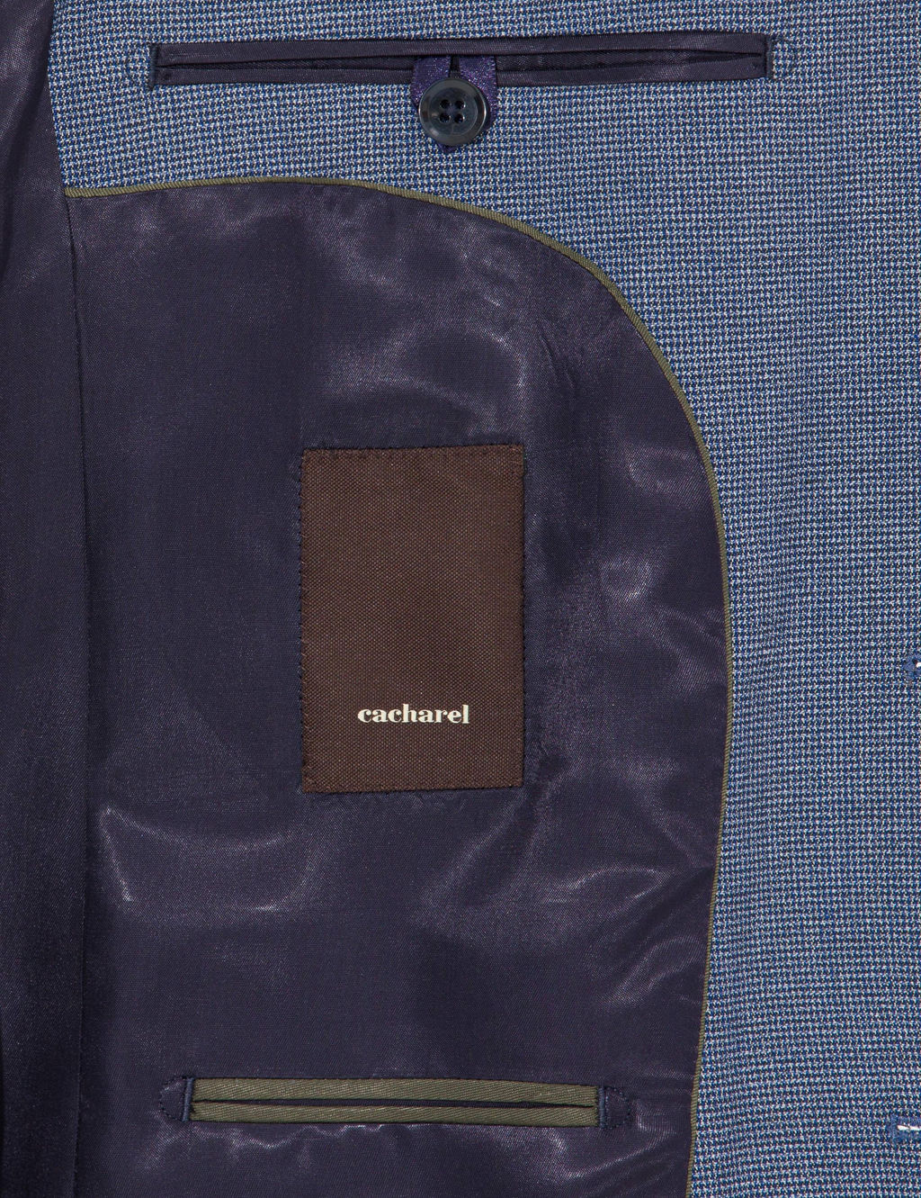 Lacivert Slim Fit Tak_m Elbise - Cacharel фото 7