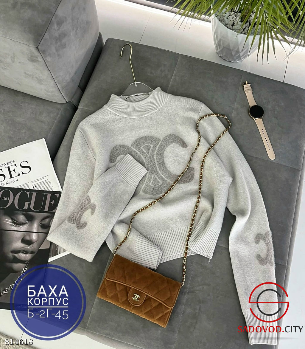 Свитер женский с рисунком - Bruno фото 7