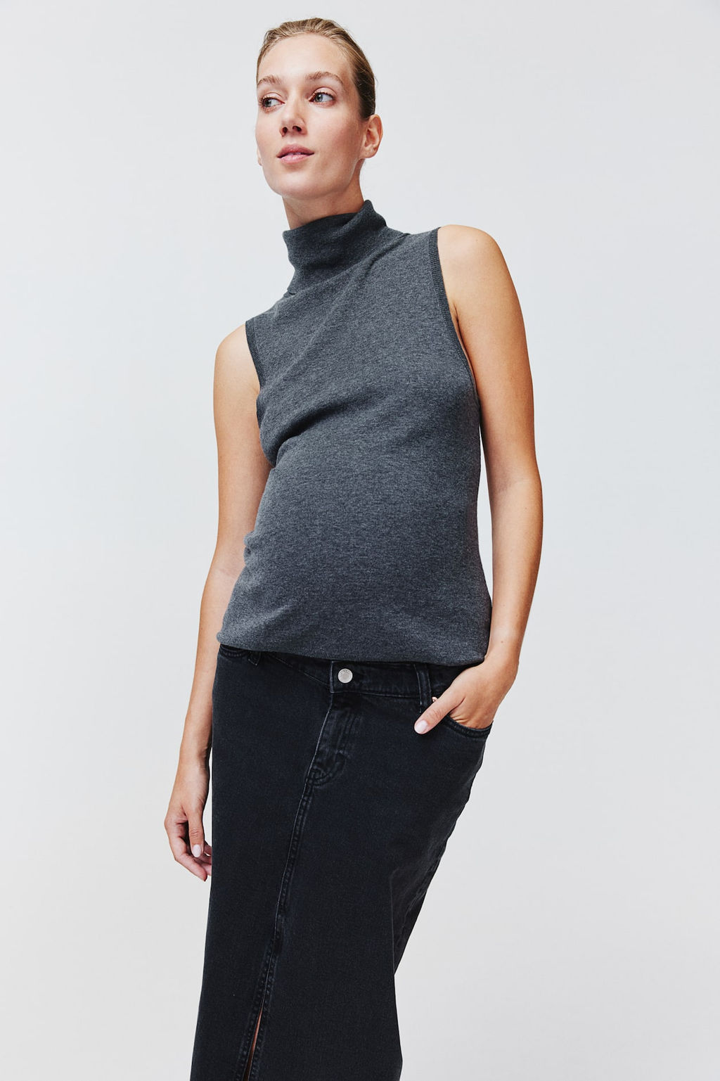 MAMA Falda denim Before & After - H&m фото 2
