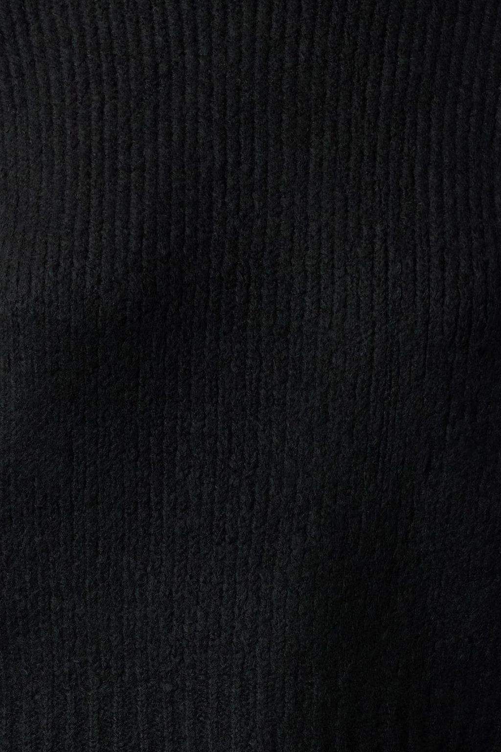 Siyah Genis Kal?p Yumusak Dokulu Basic Triko Kazak TWOAW23KZ00185