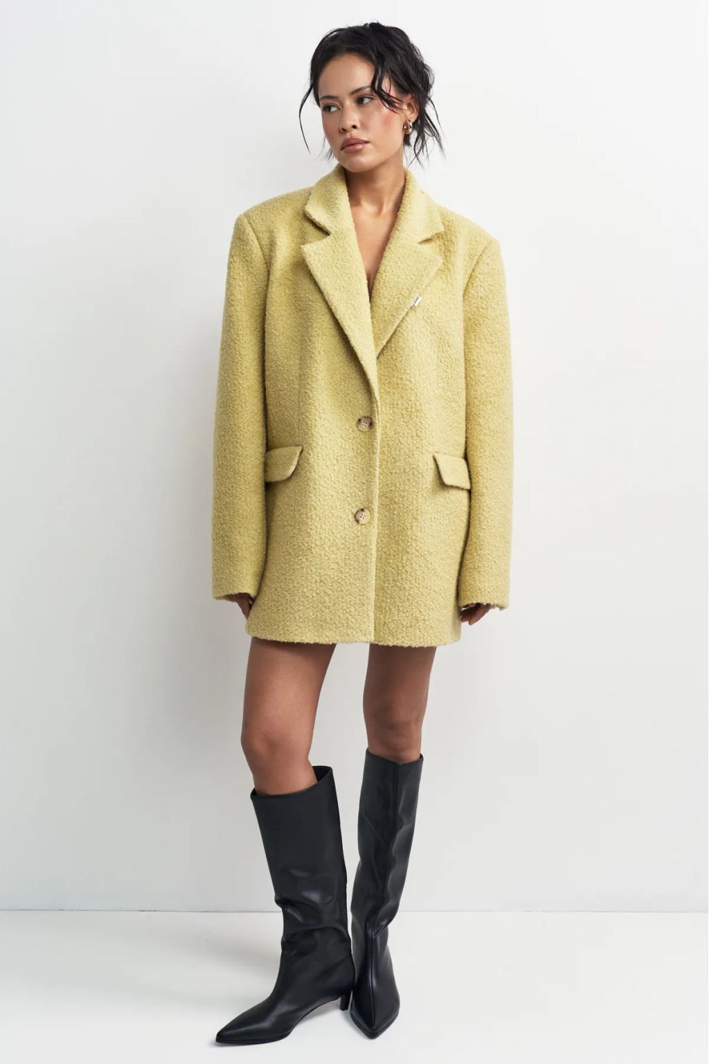 Пальто-жакет Желтая груша - Erist store фото 4