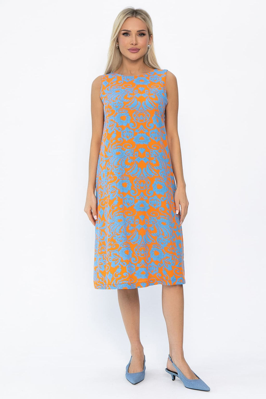 Платье Люси (оранжевое) П13857-25М - Lt collection фото 2