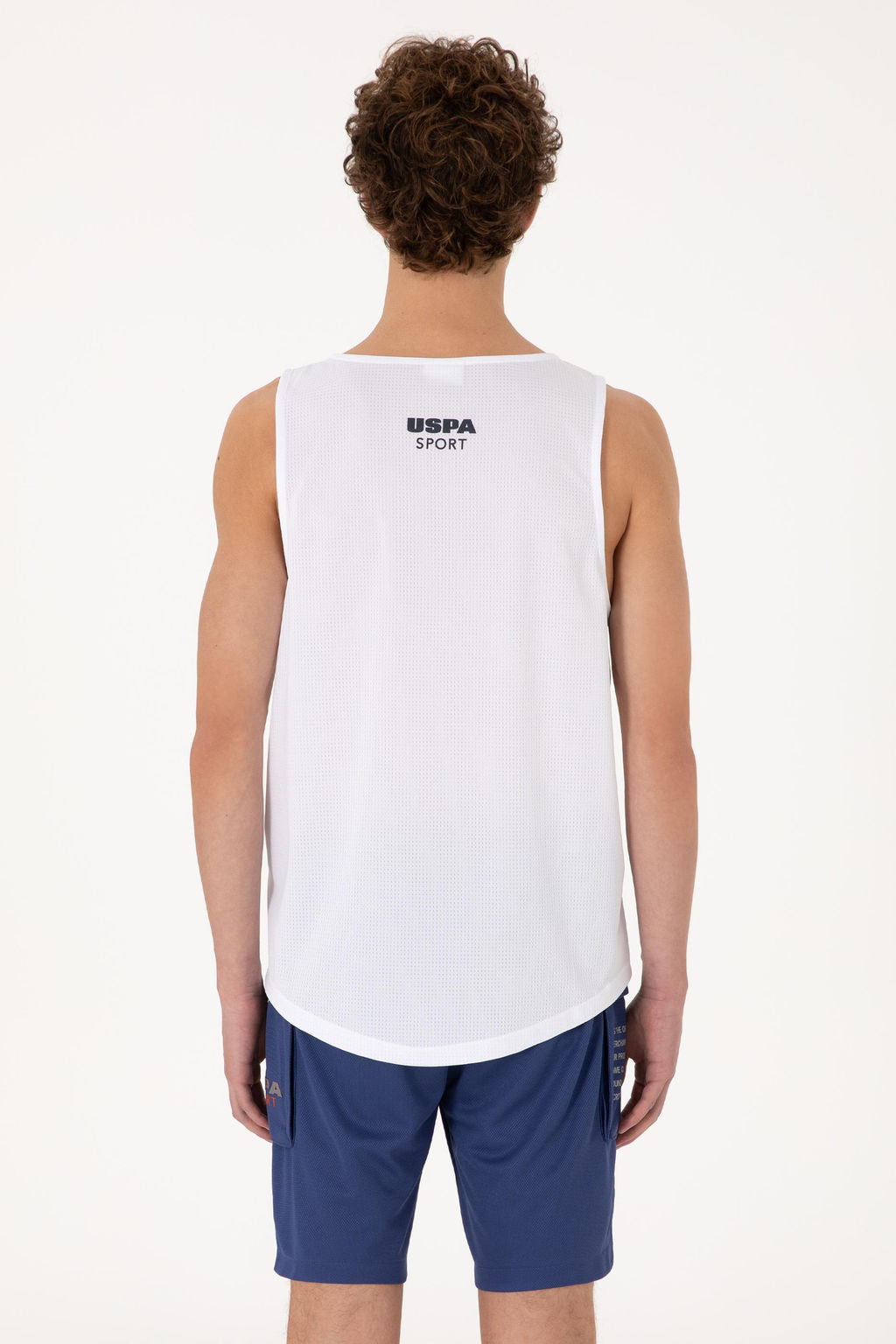 Erkek Regular Fit Bisiklet Yaka Beyaz Kolsuz Ti__rt Sepette S_rpriz _ndirim - U.s. polo assn фото 5