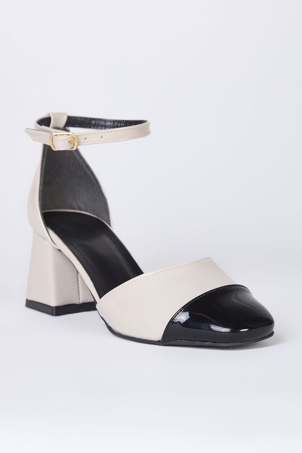 Trendyol Shoes Renk Bloklu Yuvarlak Burun Kad?n Mary Jane Blok Topuklu Ayakkab? TAKSS25TO00024 - Trendyolmilla фото 5