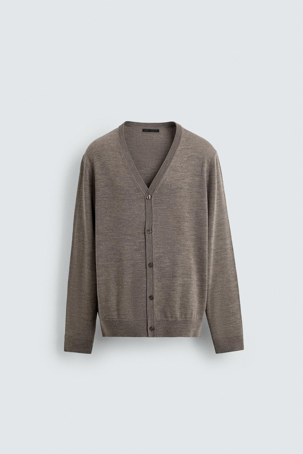 100% WOOL CARDIGAN - Zara фото 7