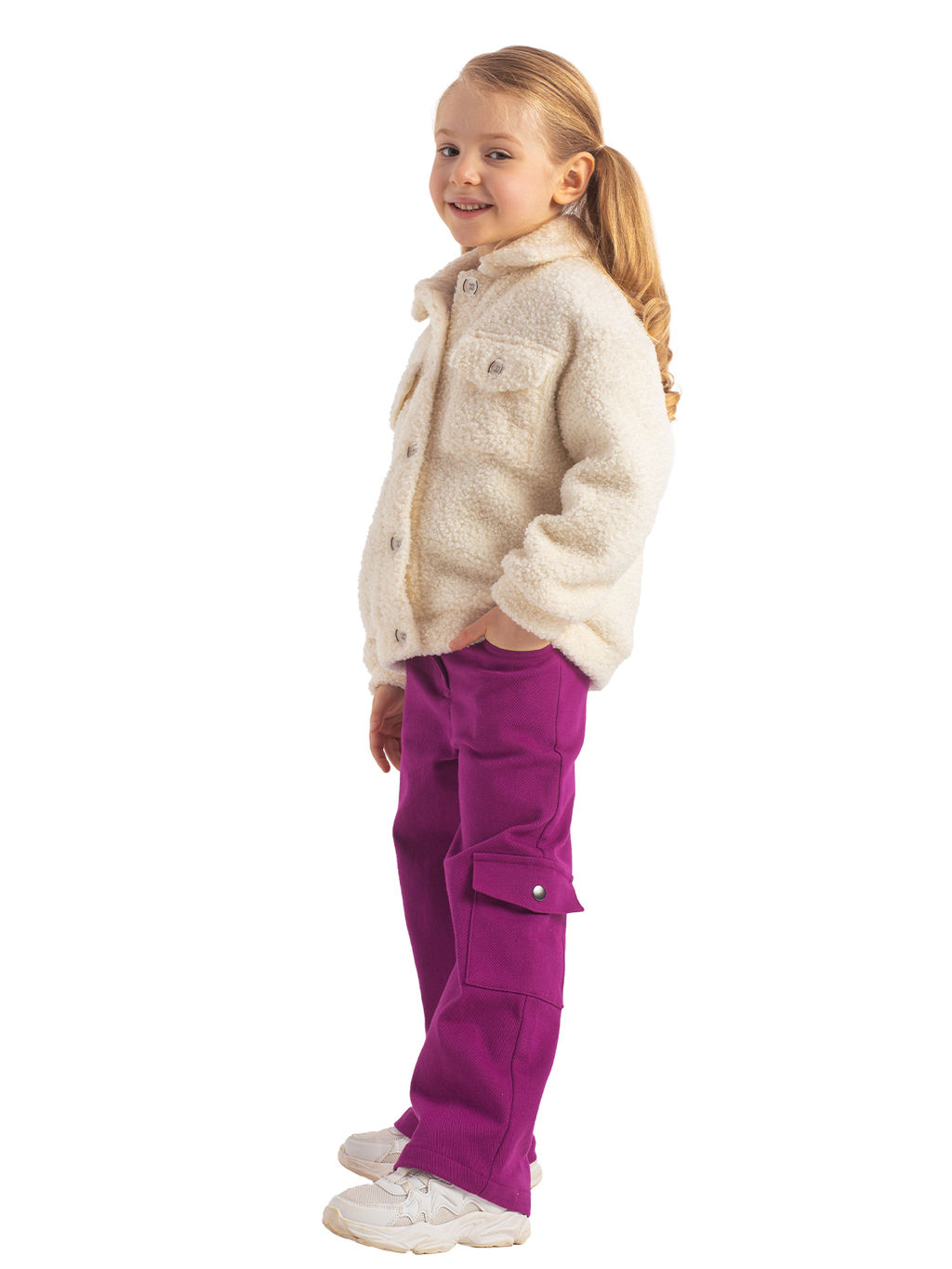 Брюки для девочки О66636 - Карамелли фото 3