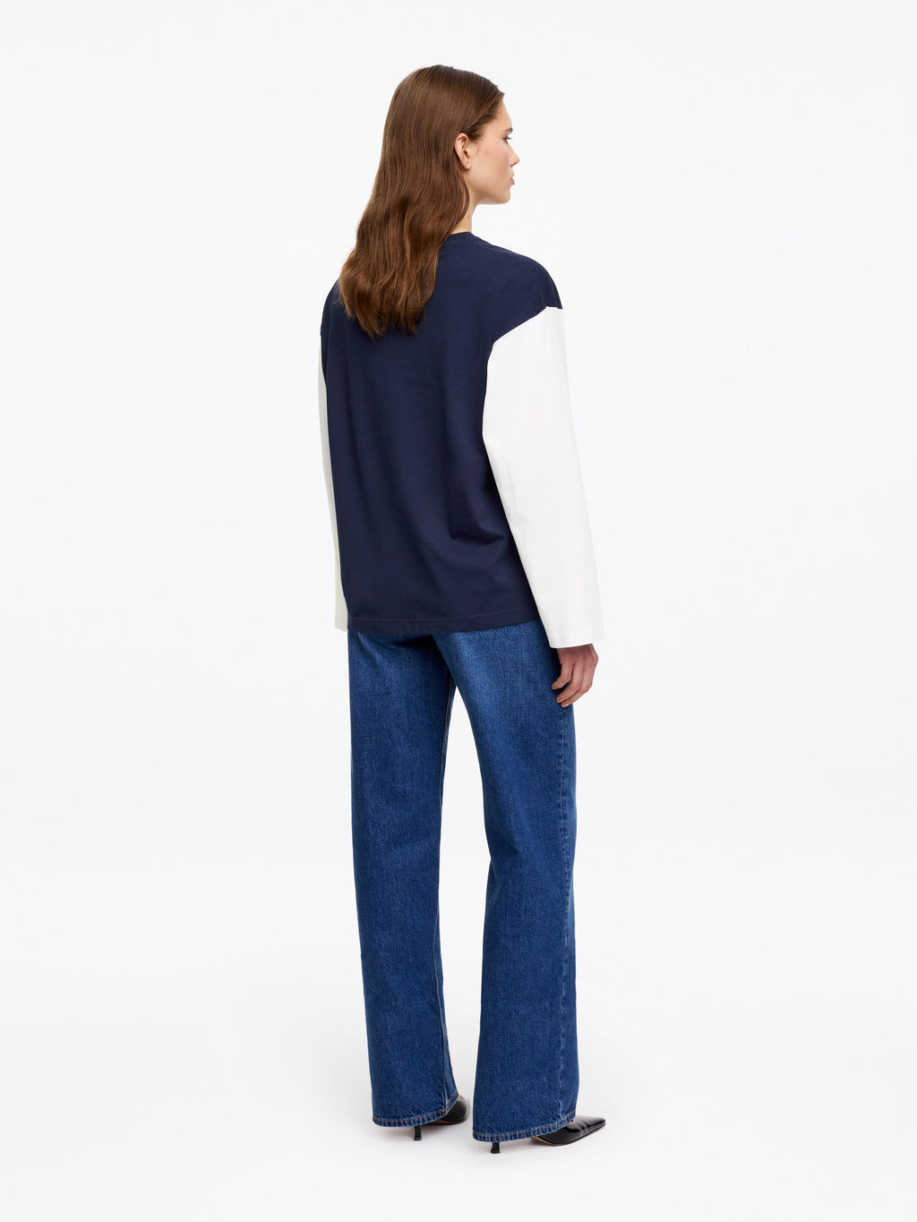 Camiseta de manga larga relaxed fit - H&m фото 9