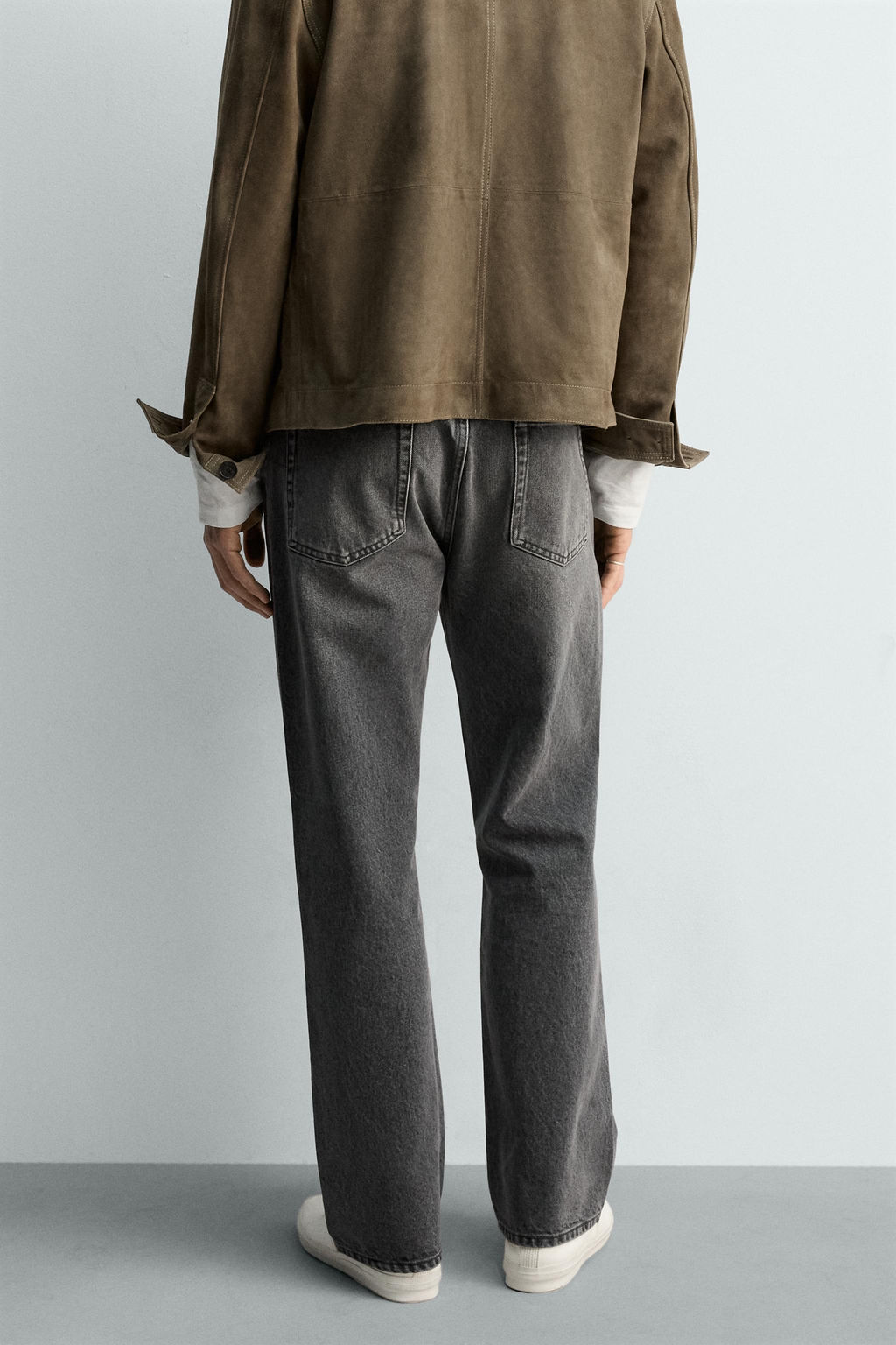 JEANS STRAIGHT BOOTCUT FIT LIMITED EDITION / Gris - Zara фото 3