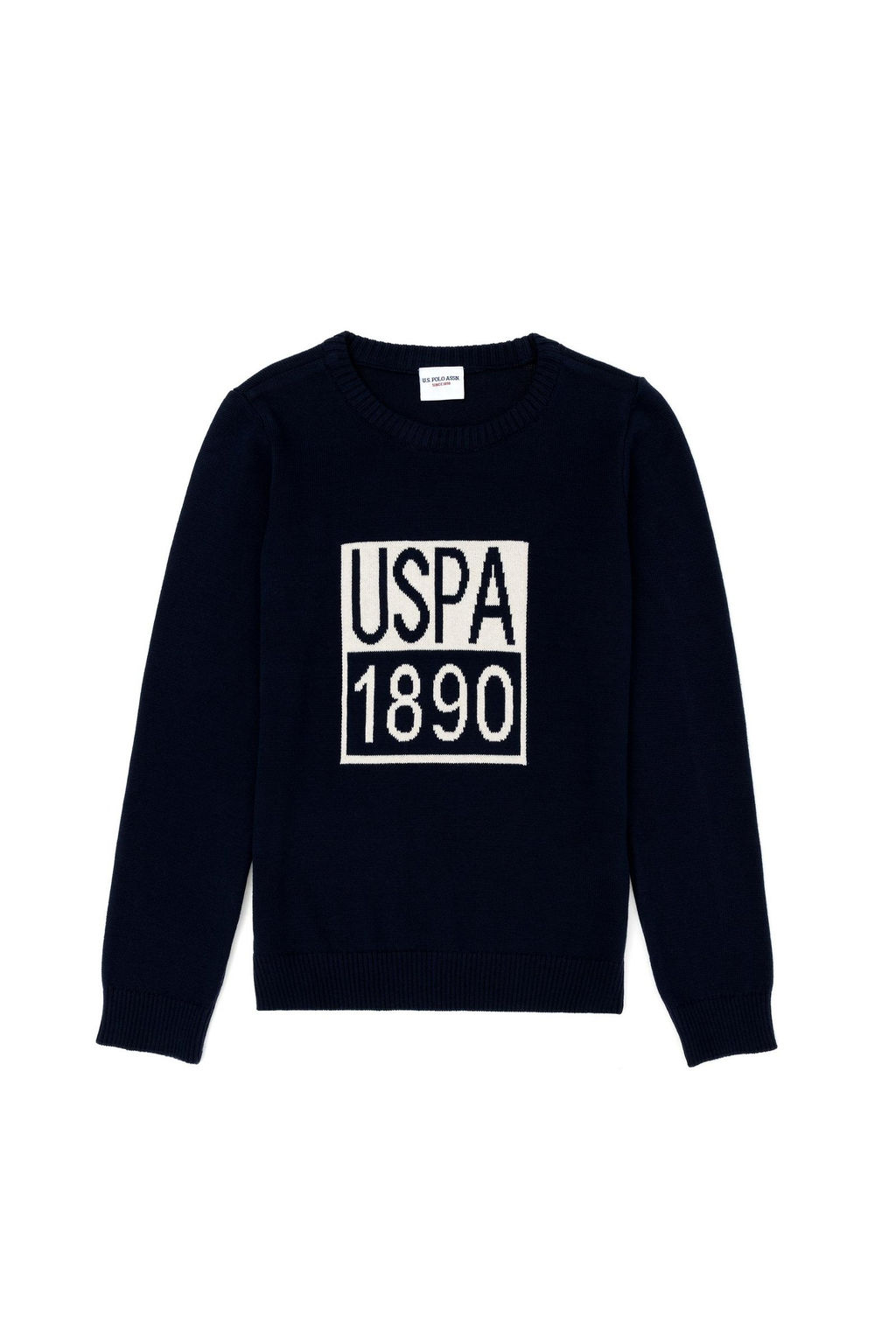 U. S. Polo Assn Темно-синий свитер с круглым вырезом для мальчика - U.s. polo assn фото 4