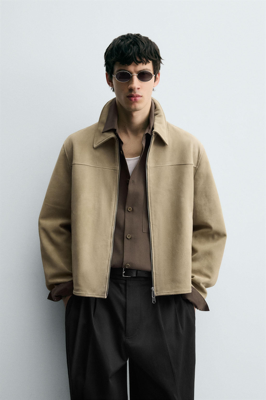 SUEDE LEATHER JACKET - Zara фото 2