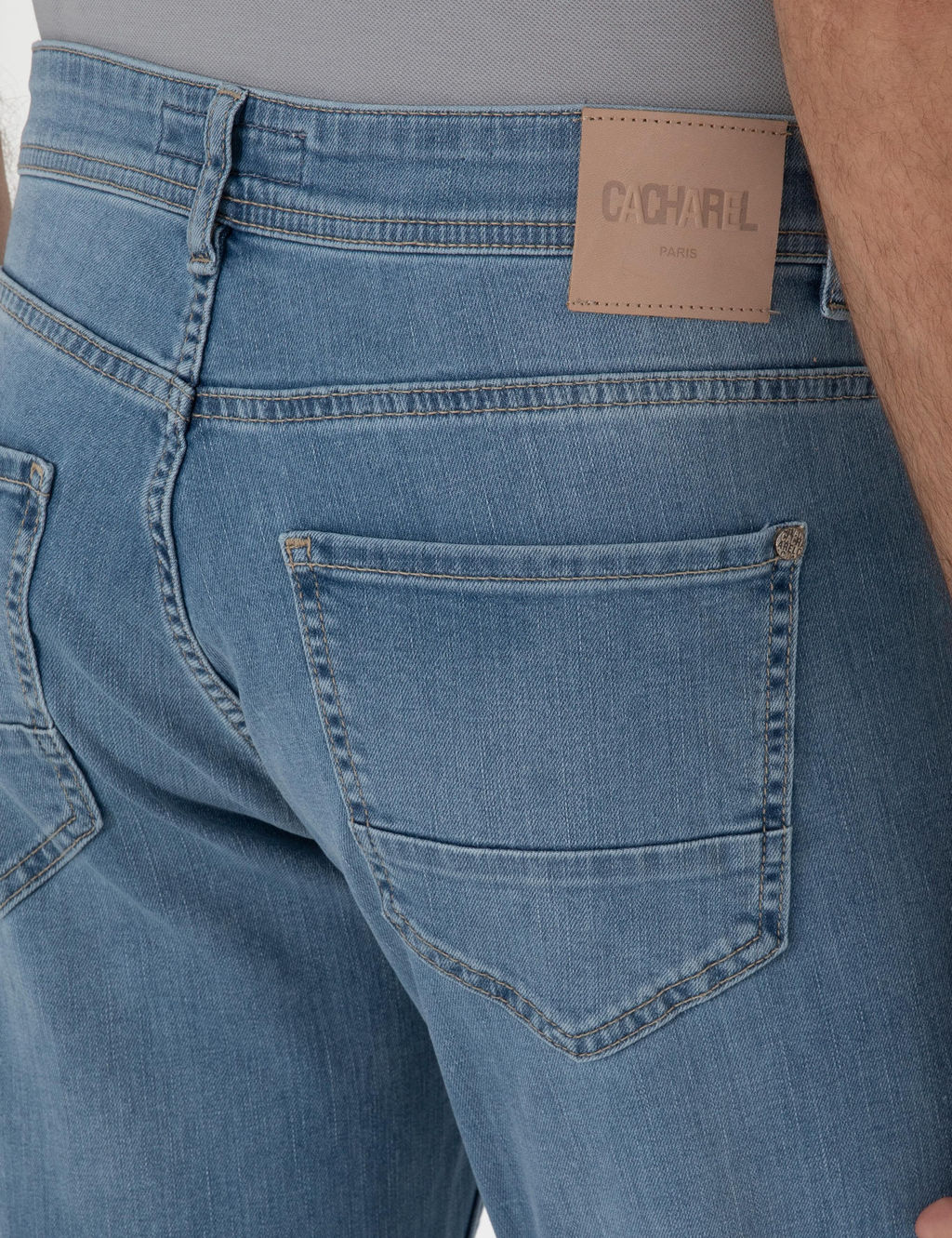 A__k Mavi Slim Fit Pamuk Kar___ml_ Jean Pantolon - Cacharel фото 6