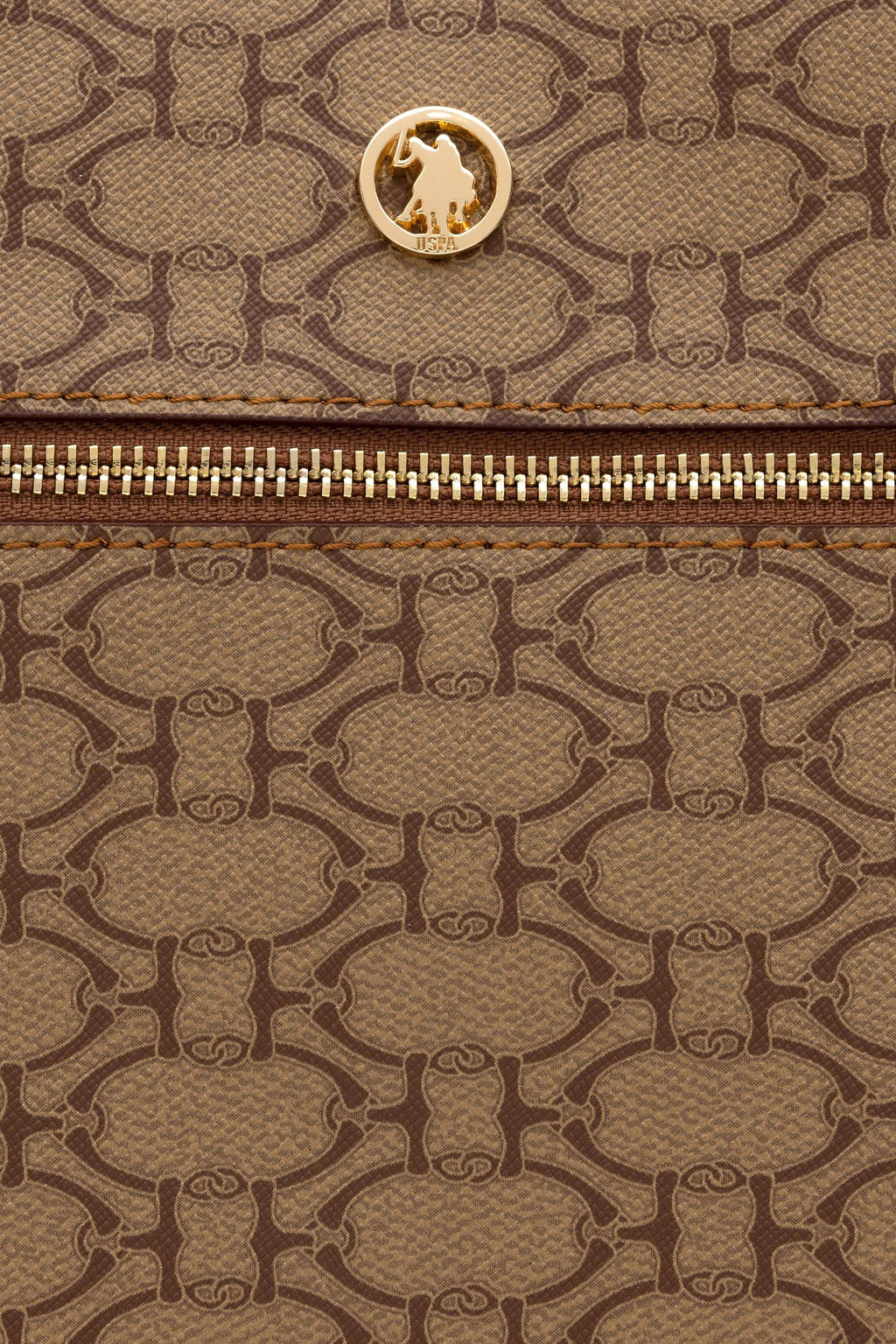 Женская темно-бежевая сумка - U.s. polo assn фото 6