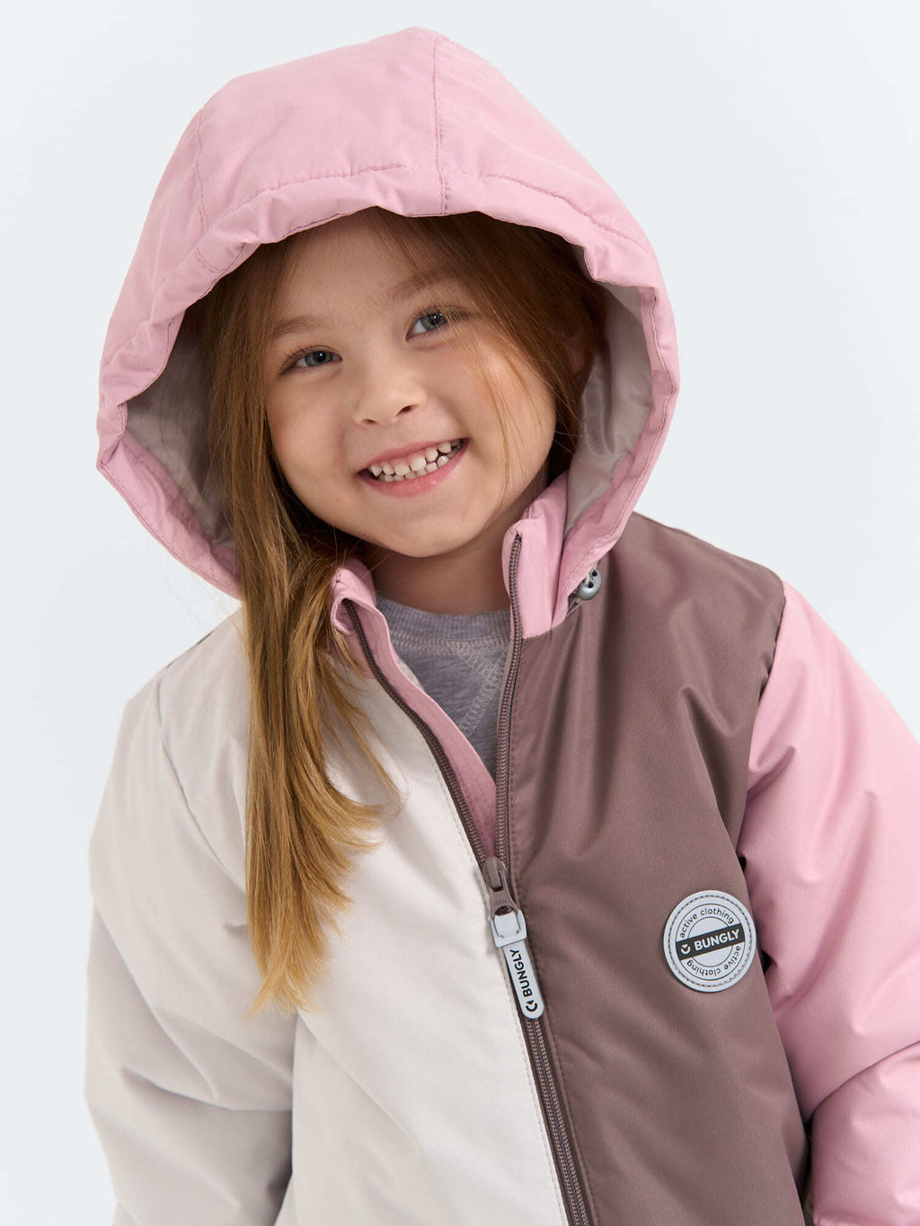 Комбинезон демисезонный Колор блок Мокко - Bungly фото 5