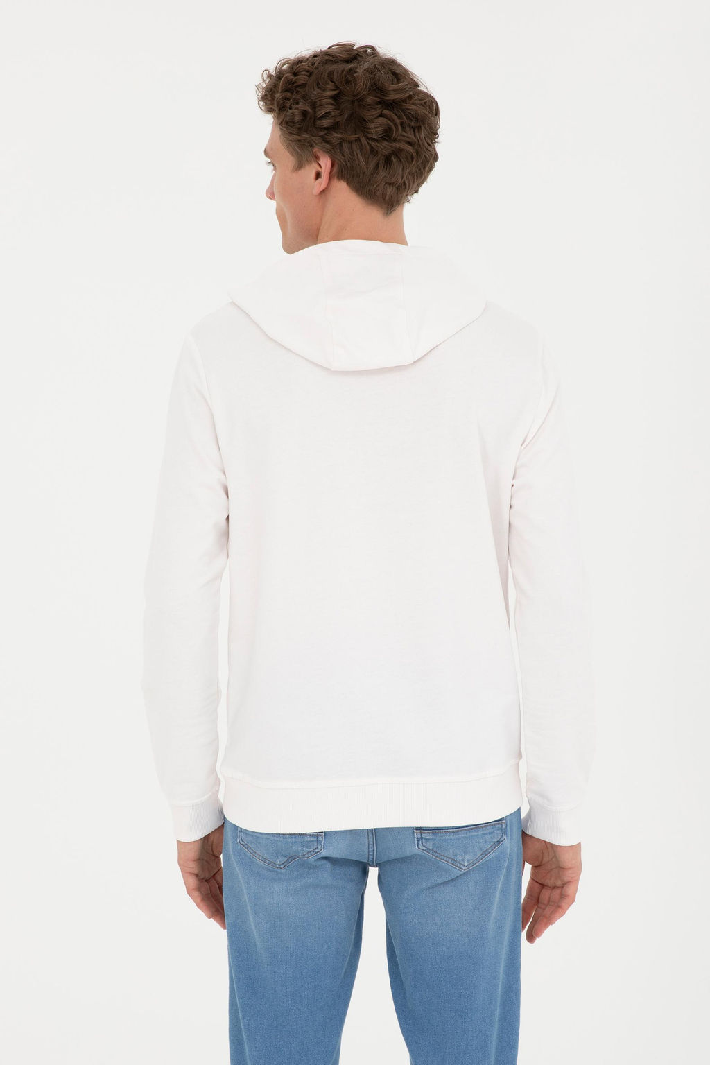 Erkek Ekru Sweatshirt