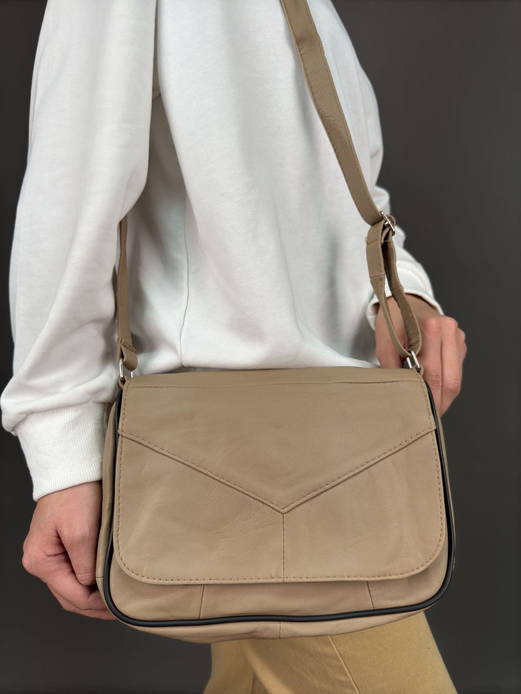 Сумка женская из телячьей кожи