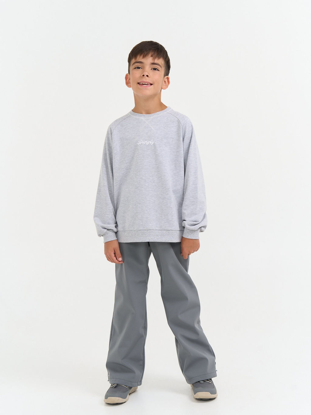 Брюки Softshell демисезонные Графит с утяжкой 7+ - Bungly фото 10