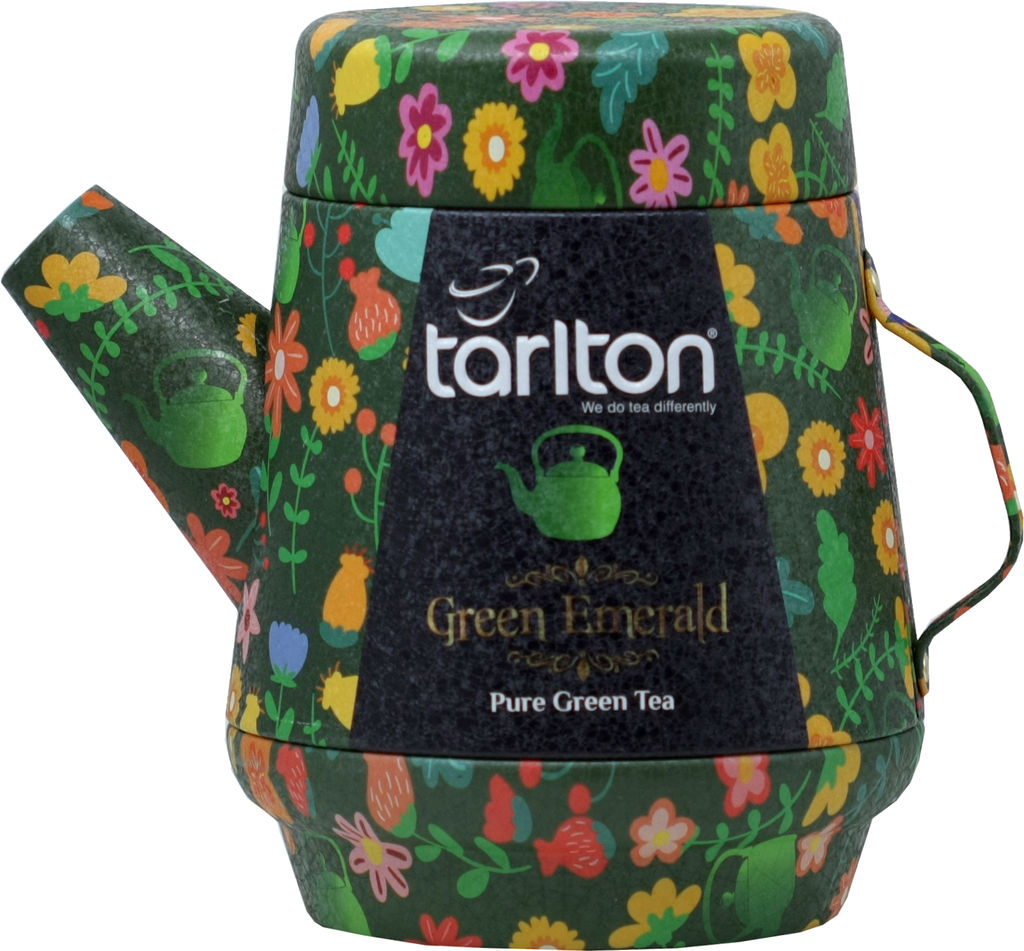 TARLTON. Teapot Green Emereald 100 гр. жест.банка