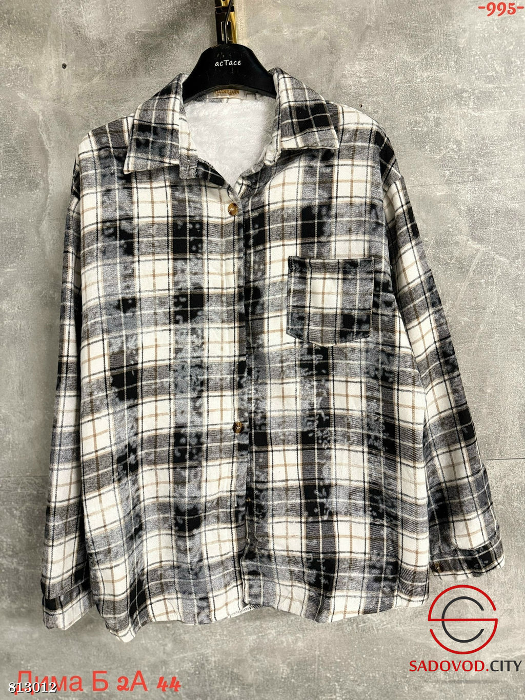 Рубашка женская с мехом внутри - Bruno фото 4