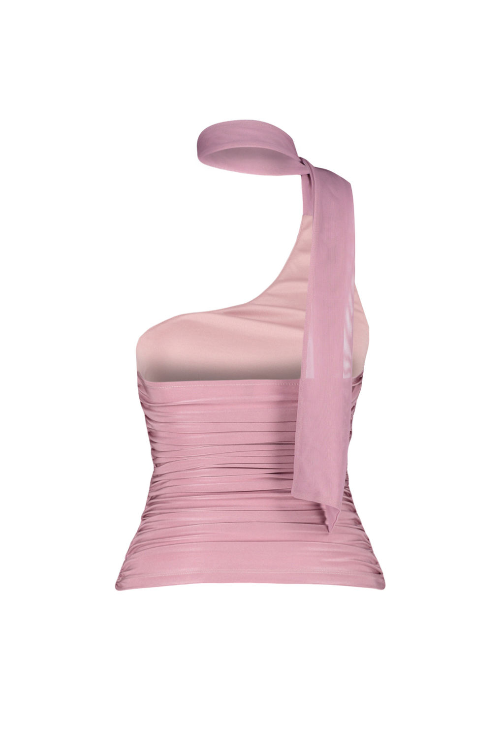 Pembe Boyundan Baglamal? Buzgulu Astarl? Esnek Tul Orme Bluz TWOSS24BZ00202