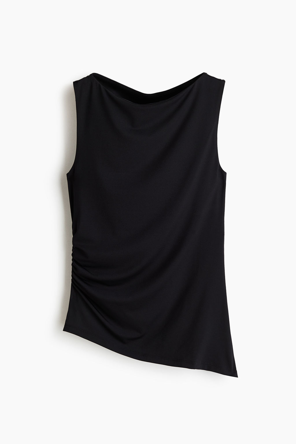 Top drapeado con escote barco - H&m фото 2