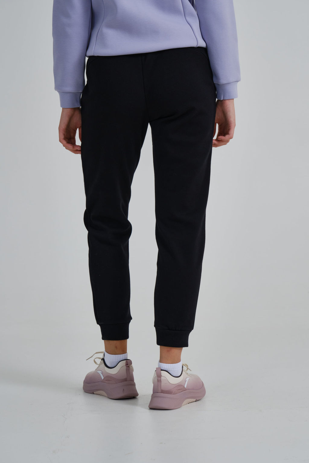 Брюки трикотажные с флисом Чёрный - Anta фото 4