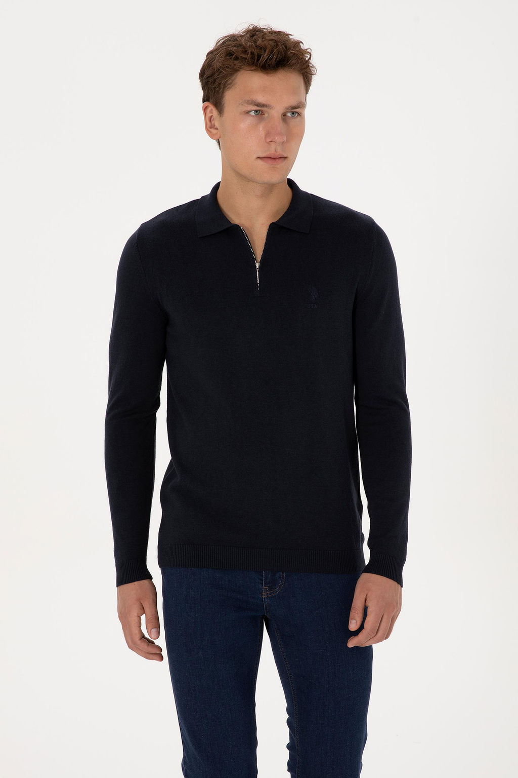 Erkek Lacivert Kazak - U.s. polo assn фото 3