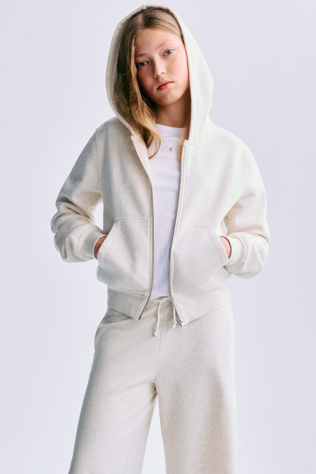 Chaqueta sudadera con capucha y cremallera - H&m фото 8