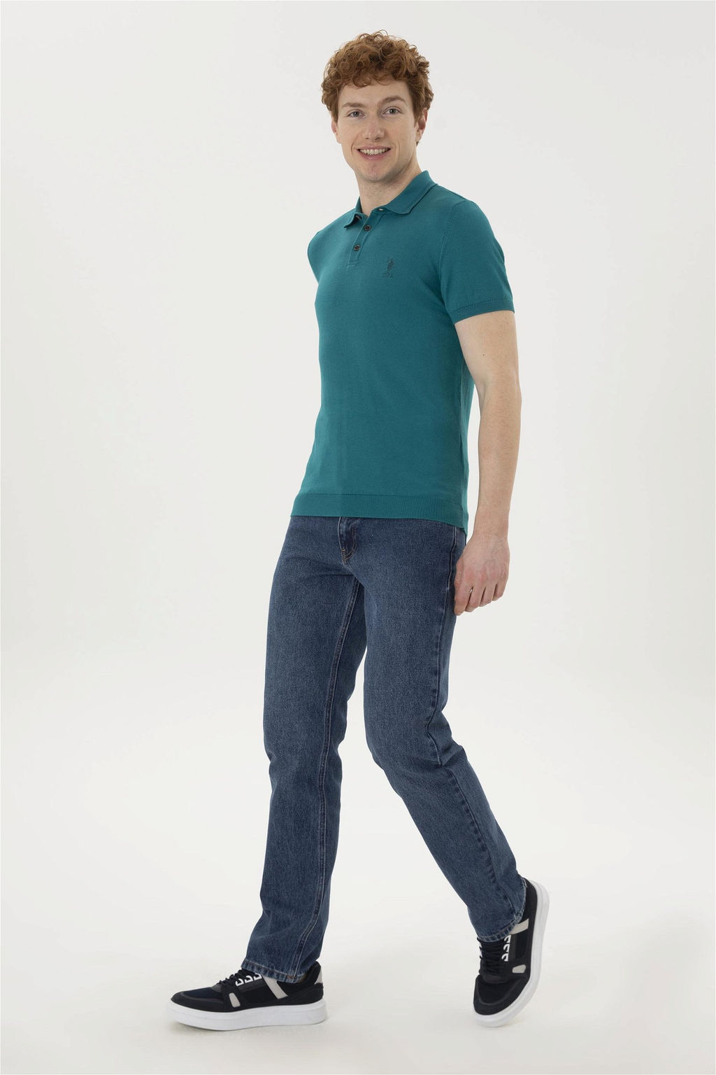 Мужской темно-зеленый свитер - U.s. polo assn фото 4