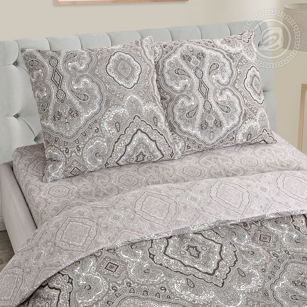 Постельное белье Элегант (поплин зима-лето) 2 сп. с Евро/Пододеяльник стеганый (молния): 1 шт. - 215*175; Простыня: 1 шт. - 215*240; Наволочка (клапан): 2 шт. - 70*70; Зима - лето