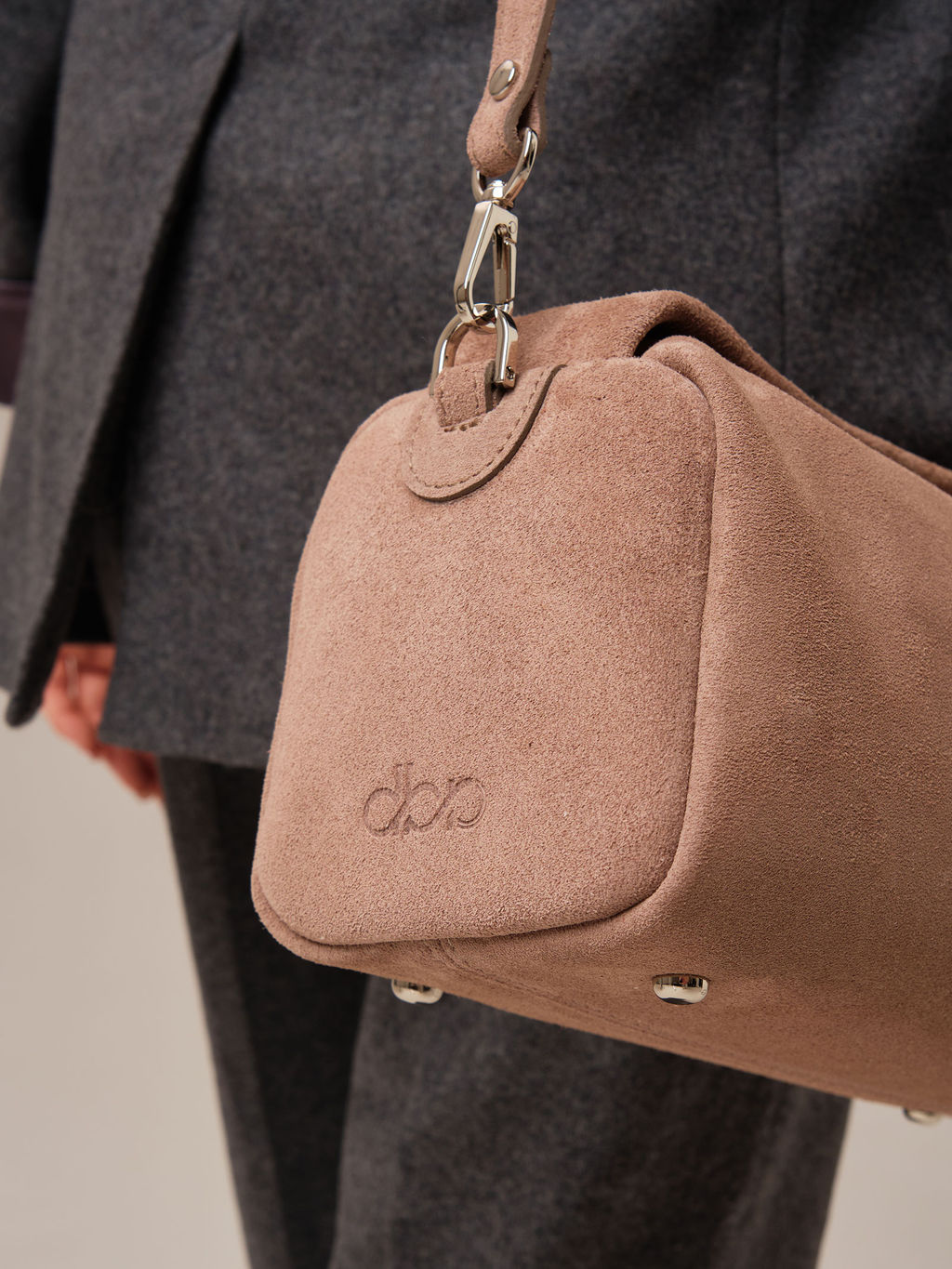 Замшевая сумка Solea DBR 31365 капучино  фото 15