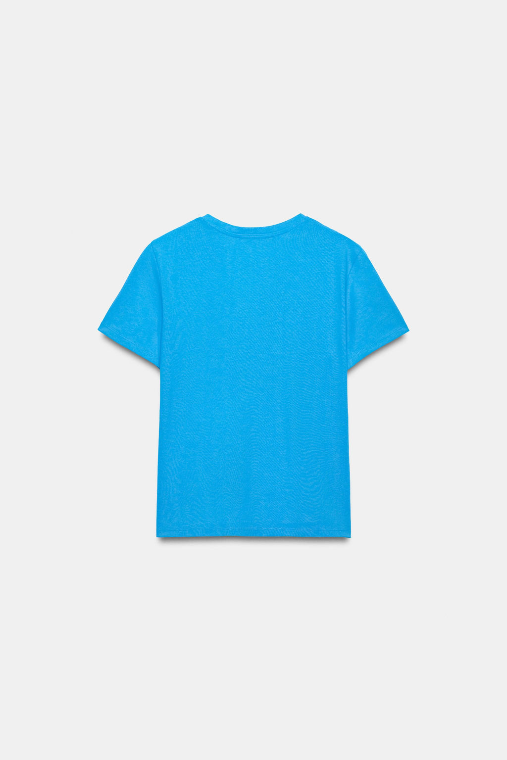 CAMISETA R?STICA ALGOD?N / Azul - Zara фото 11
