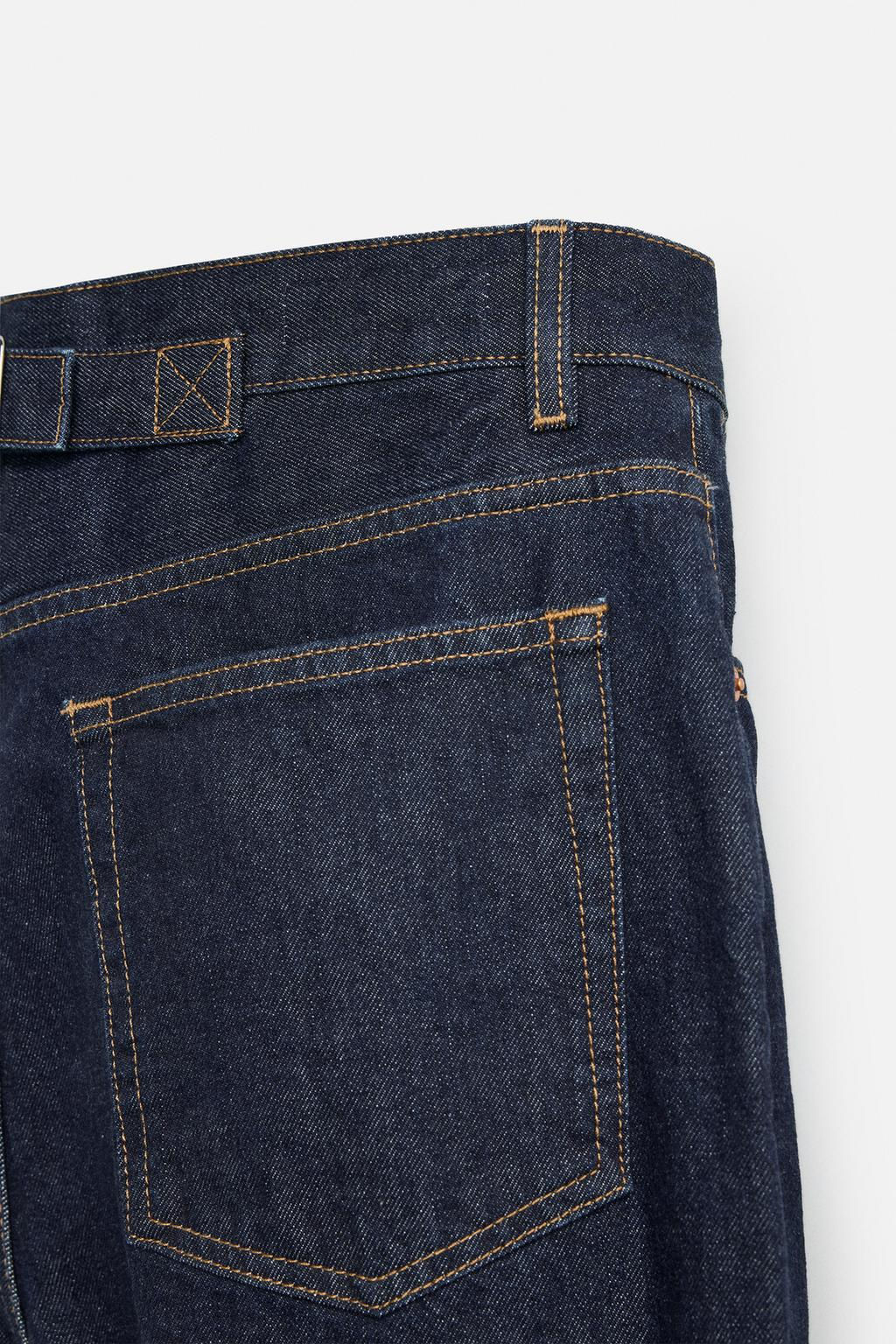 LIMITED EDITION RELAXED FIT TURN-UP JEANS - Zara фото 11
