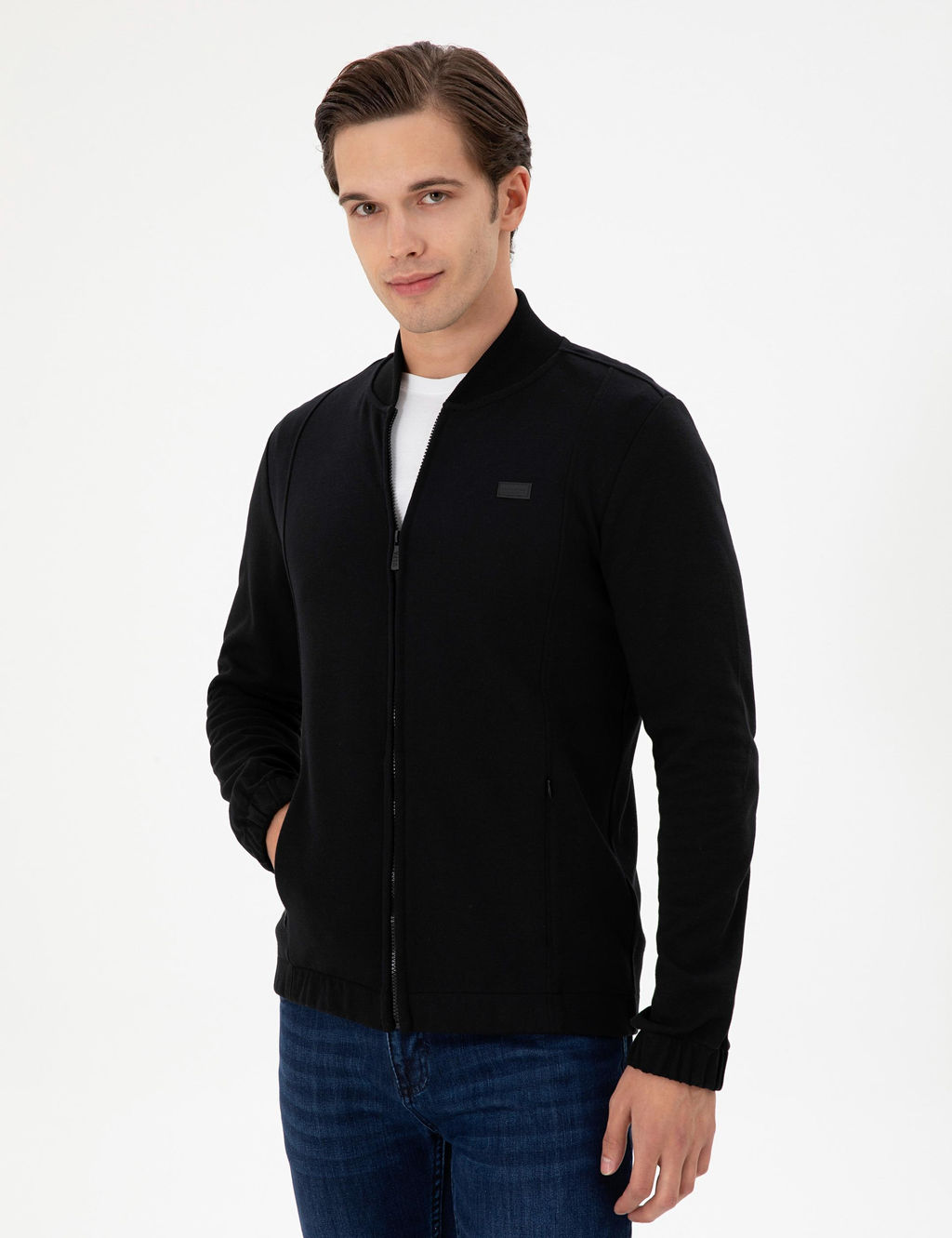 Мужской черный вязаный кардиган Неожиданная скидка в корзине - U.s. polo assn фото 3