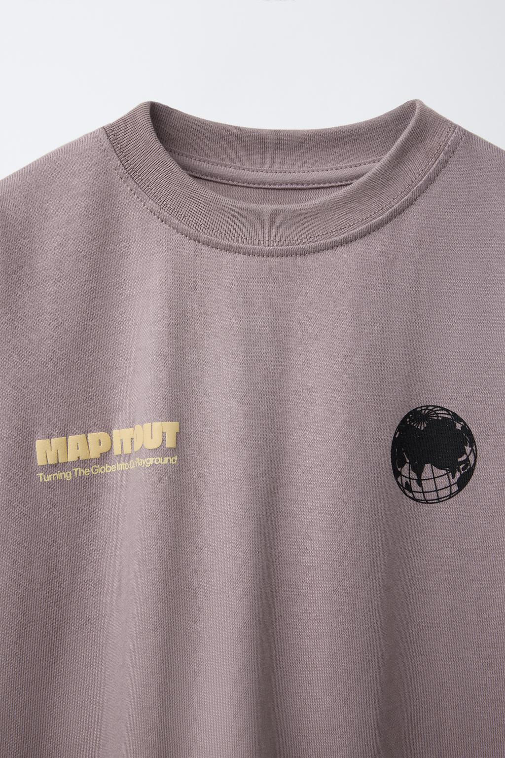 RAISED PRINT T-SHIRT - Zara фото 3