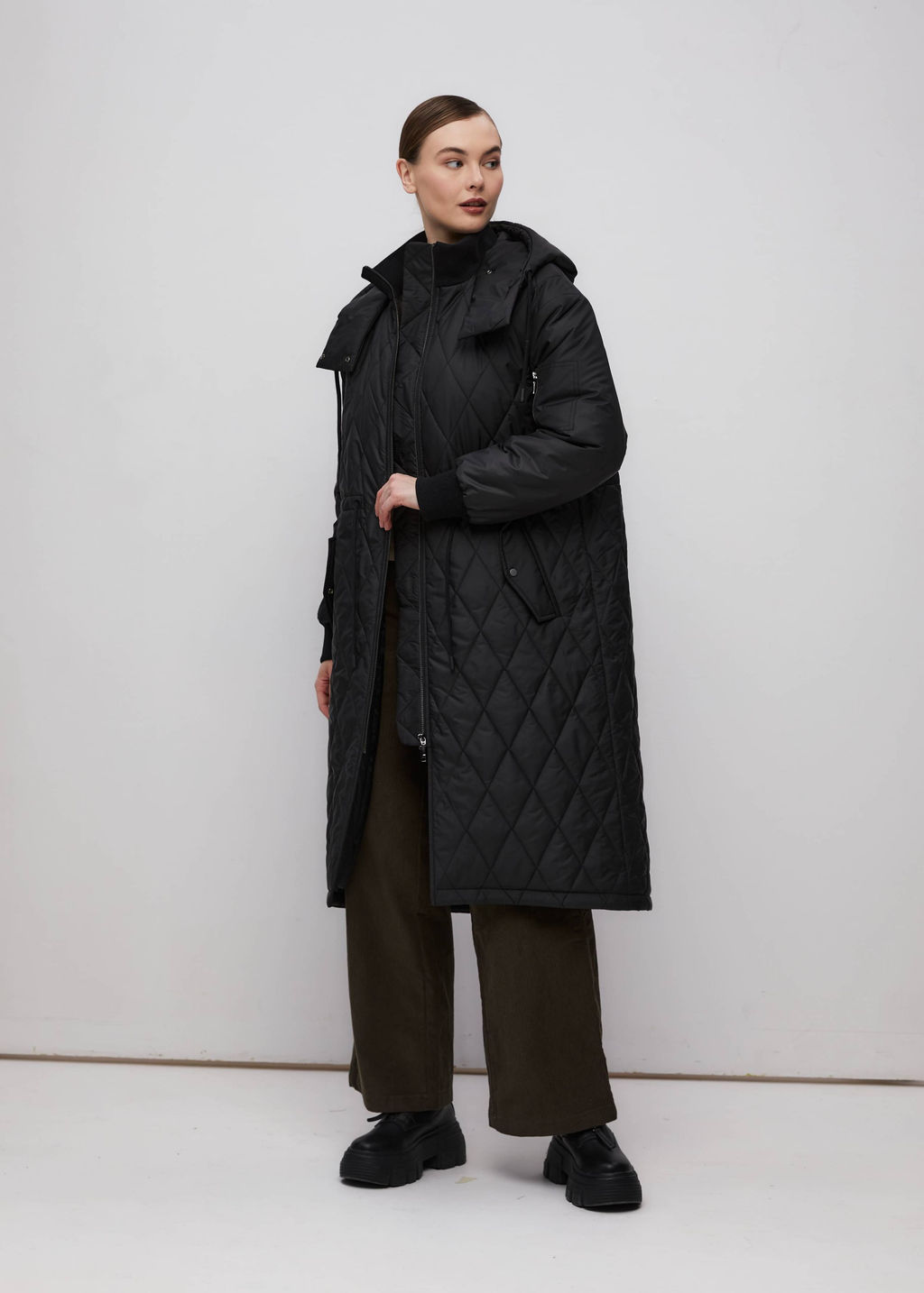 Парка женская арт. 316W - Ultramarine фото 2