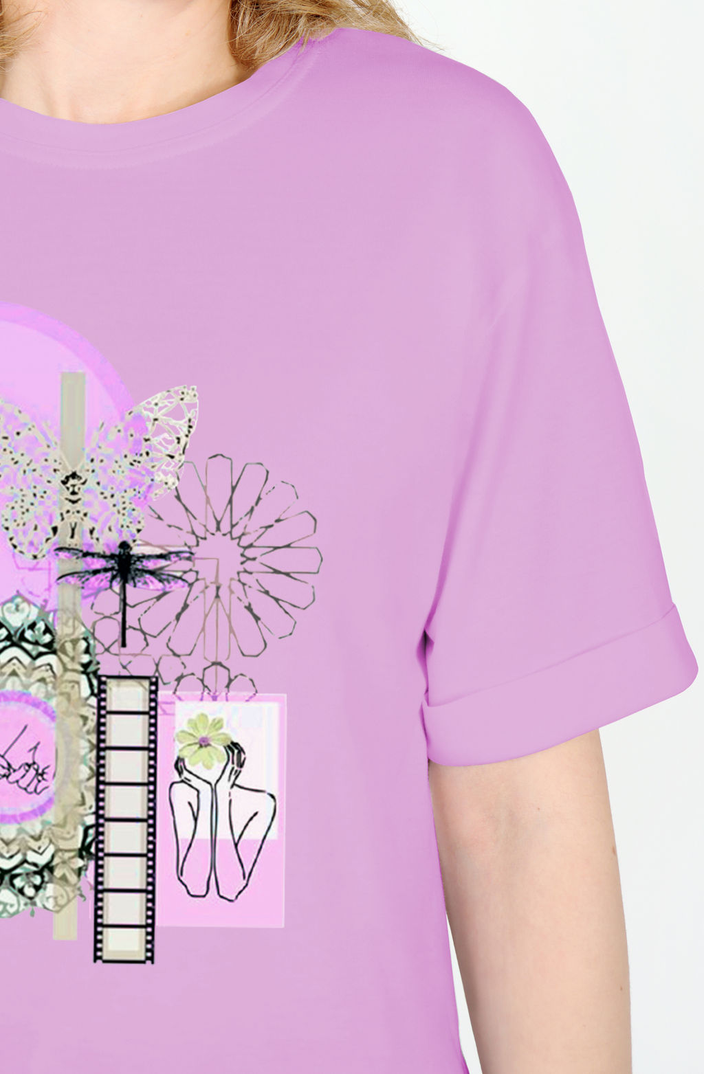 Футболка Алиса Ф-93Е (44-62) кулирка - Лотос фото 4